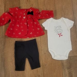 Carter's 0-3 Month Outfit